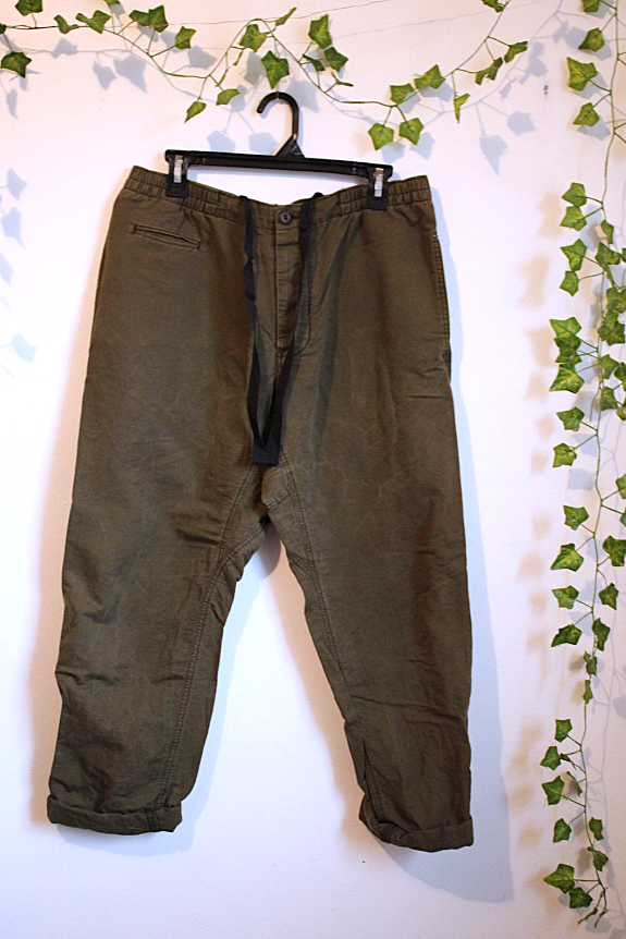 Club Monaco Baggy Green Pants