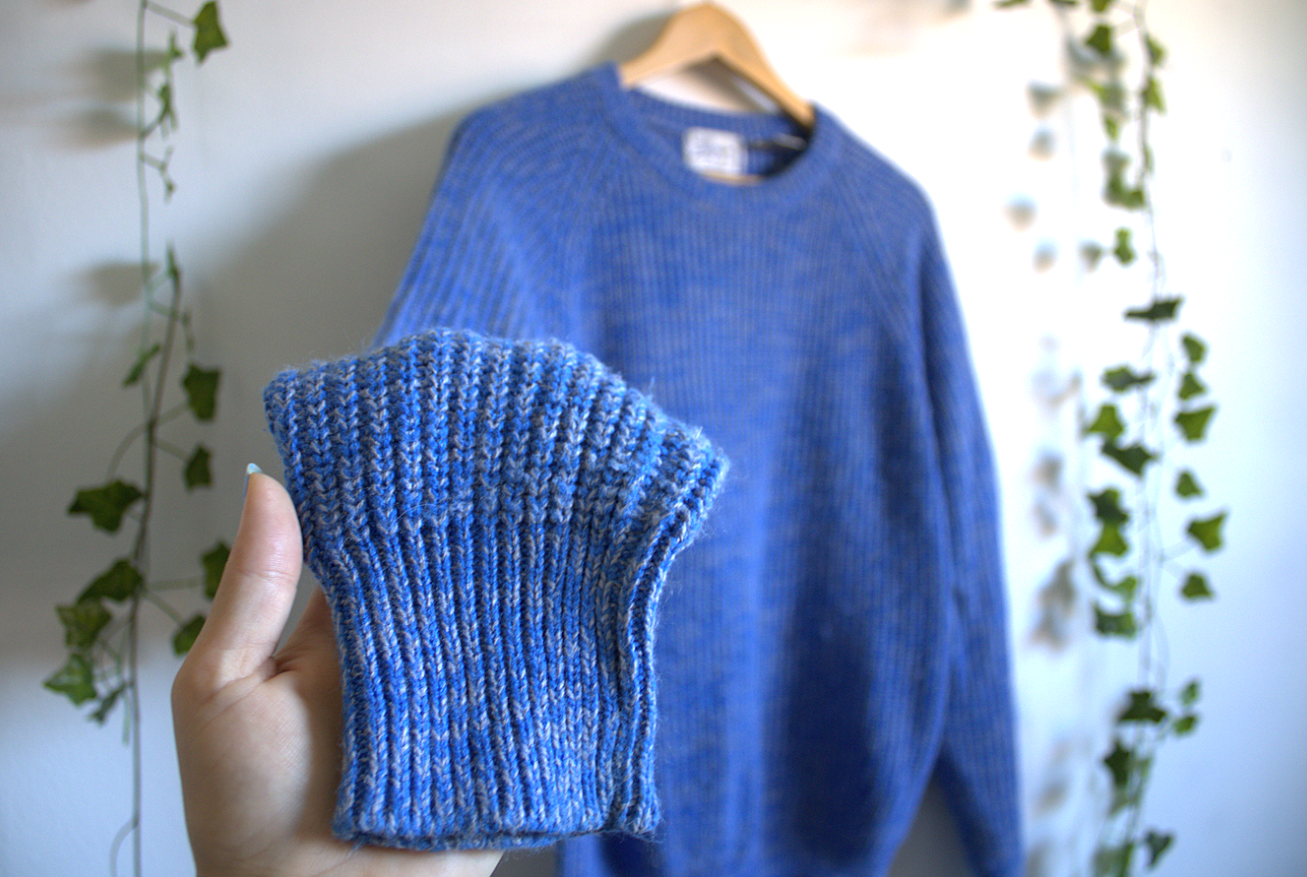 Vintage Heather Blue Sweater