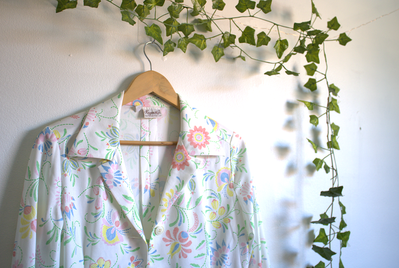 Vintage Floral Blazer