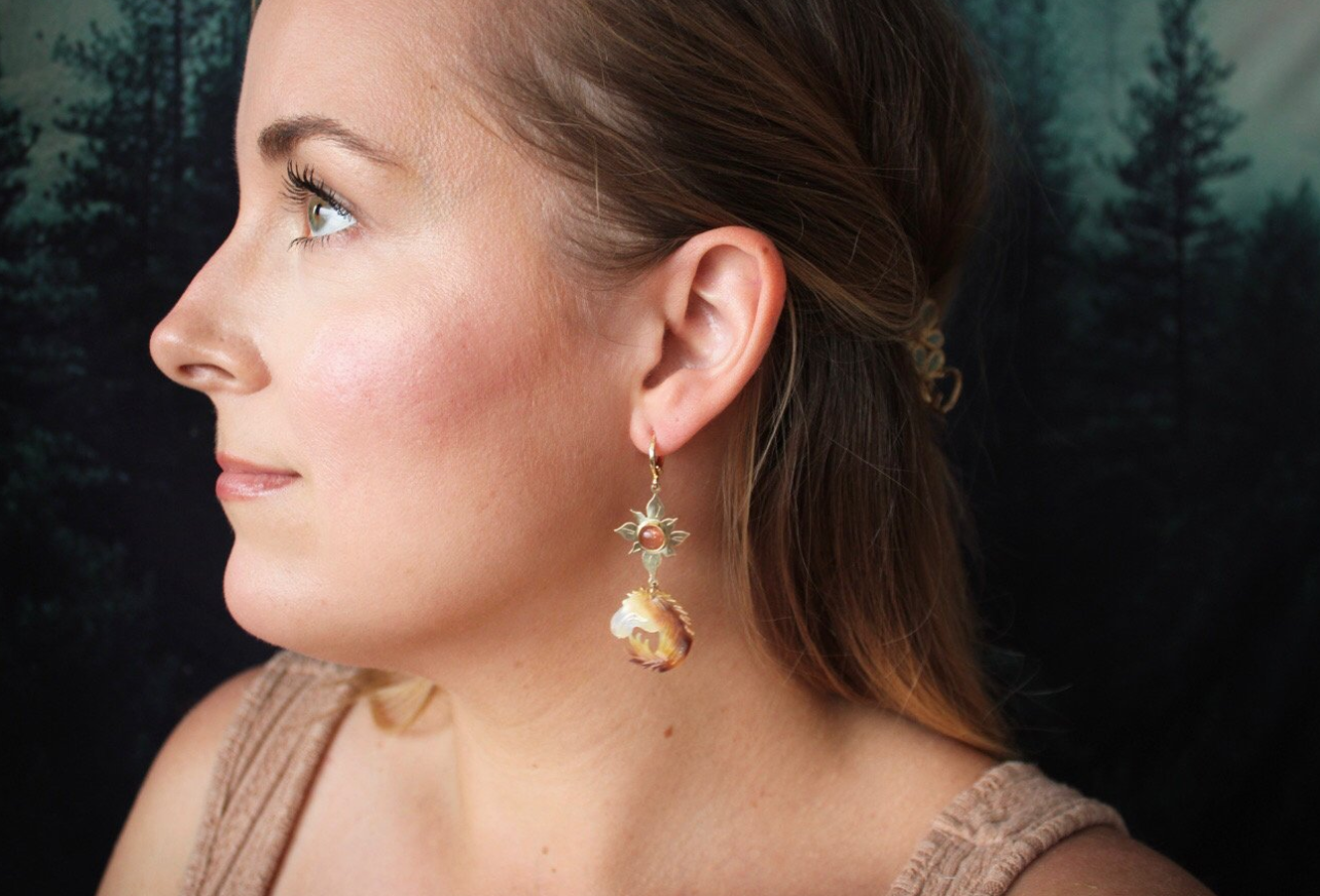 Sunset Stallion Earrings