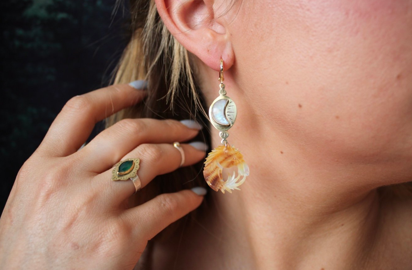 Sunset Stallion Earrings