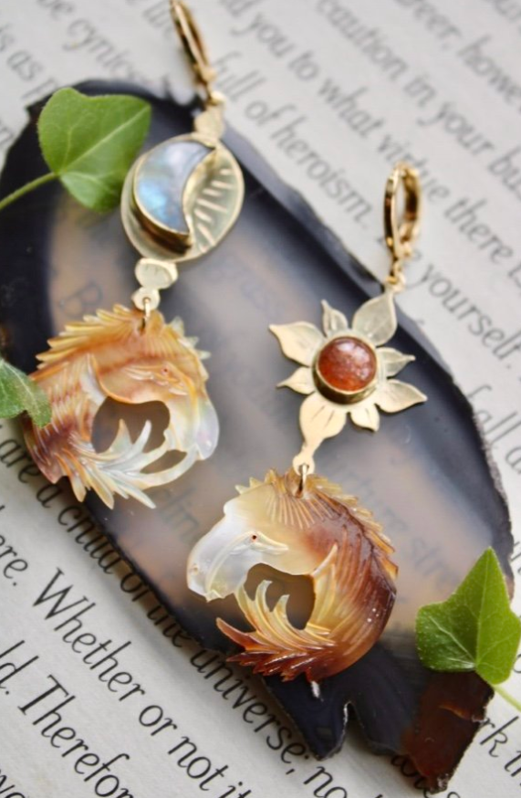 Sunset Stallion Earrings