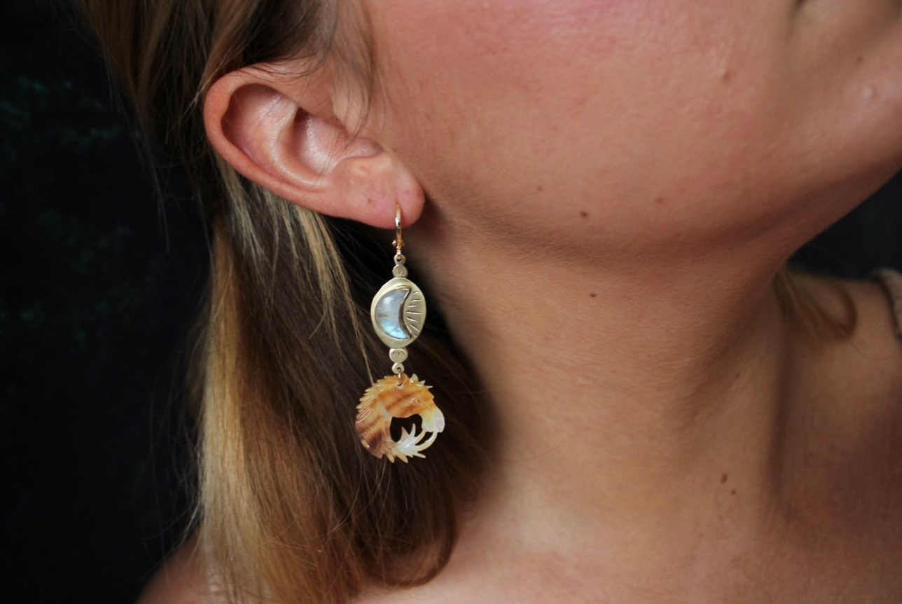 Sunset Stallion Earrings