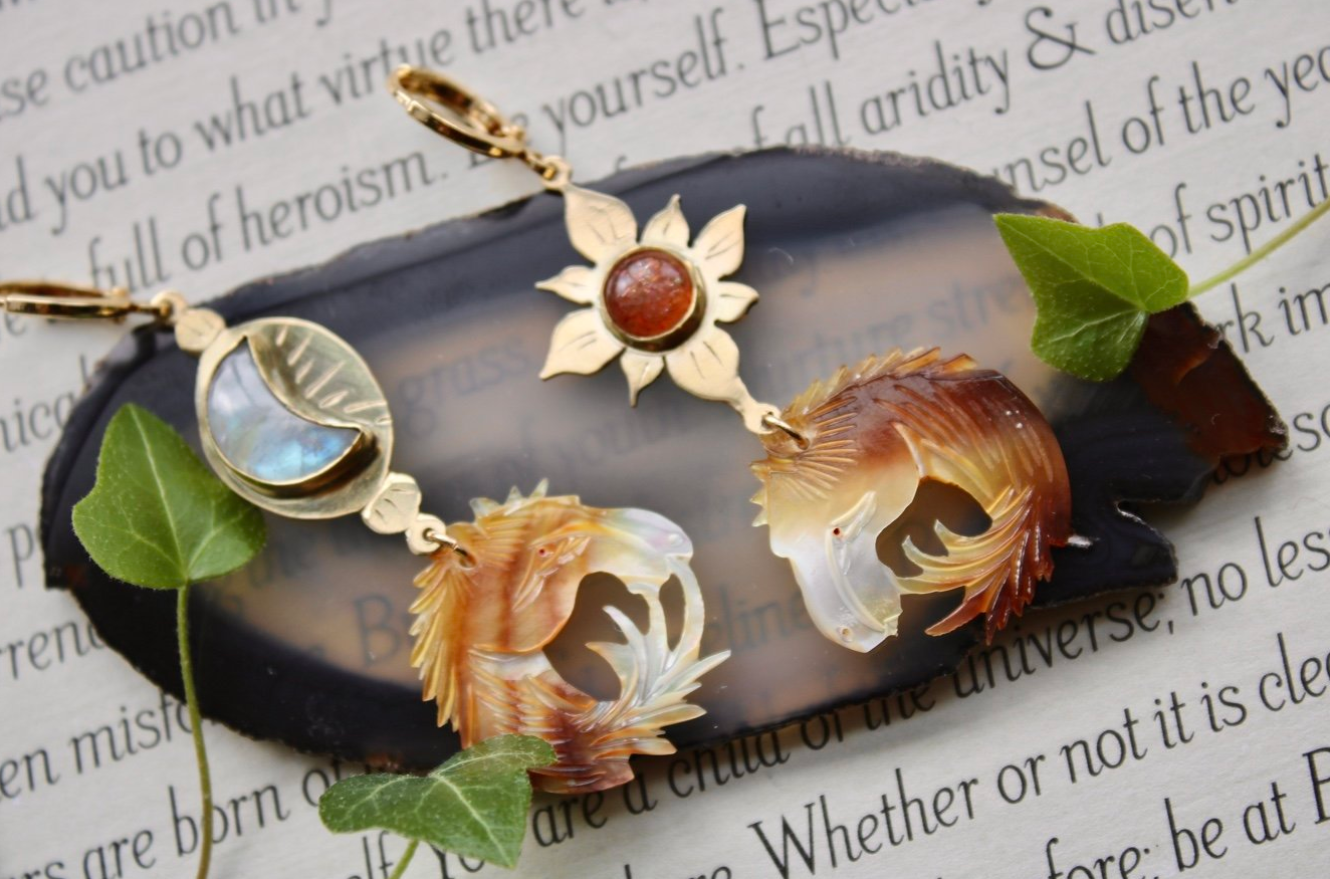 Sunset Stallion Earrings