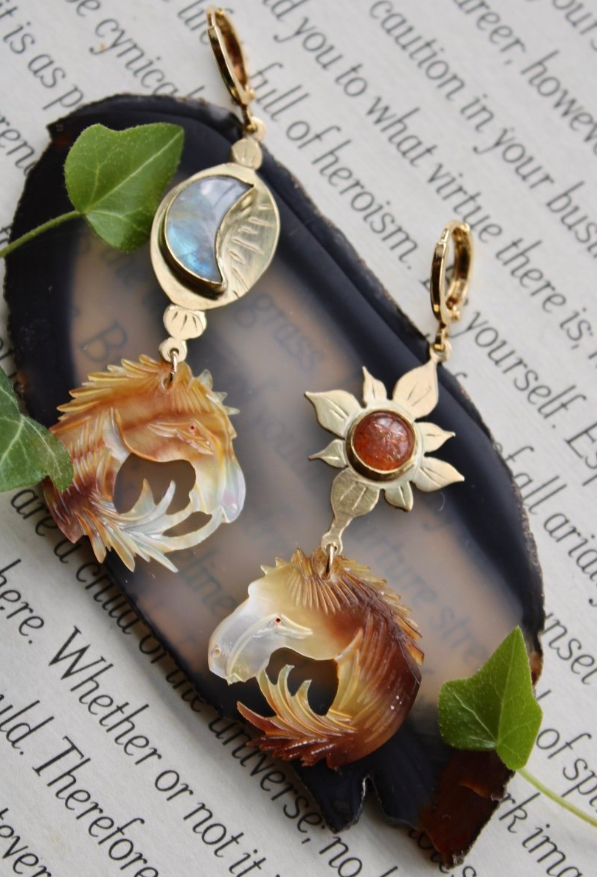 Sunset Stallion Earrings