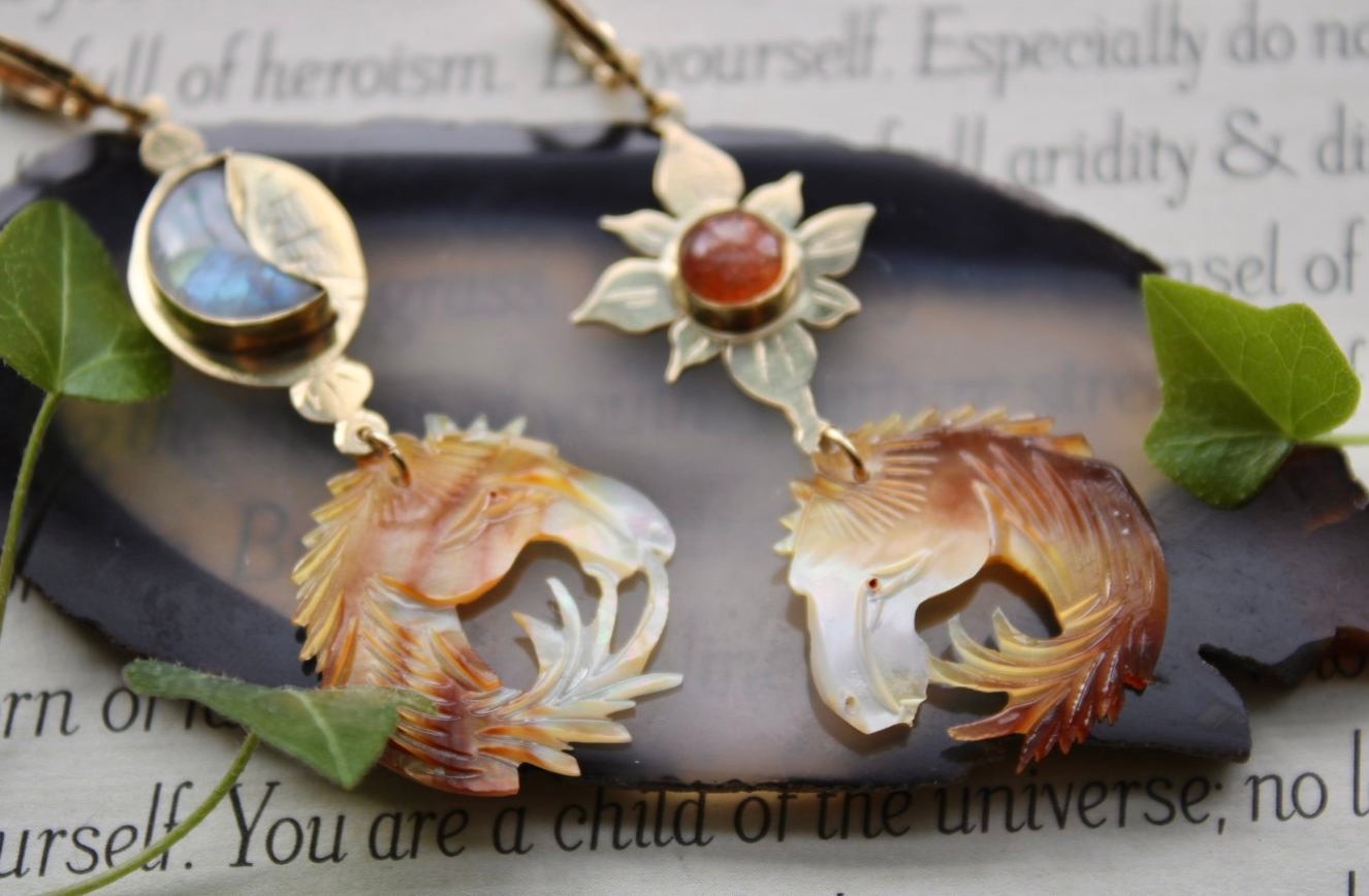 Sunset Stallion Earrings