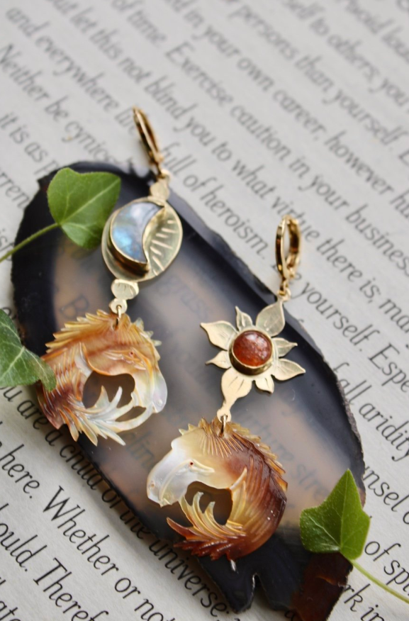 Sunset Stallion Earrings
