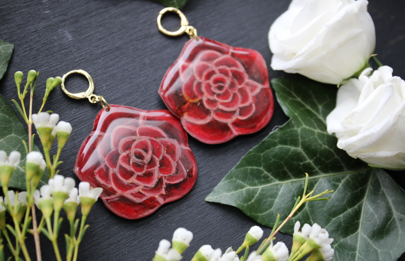 Rosy Disposition Earrings