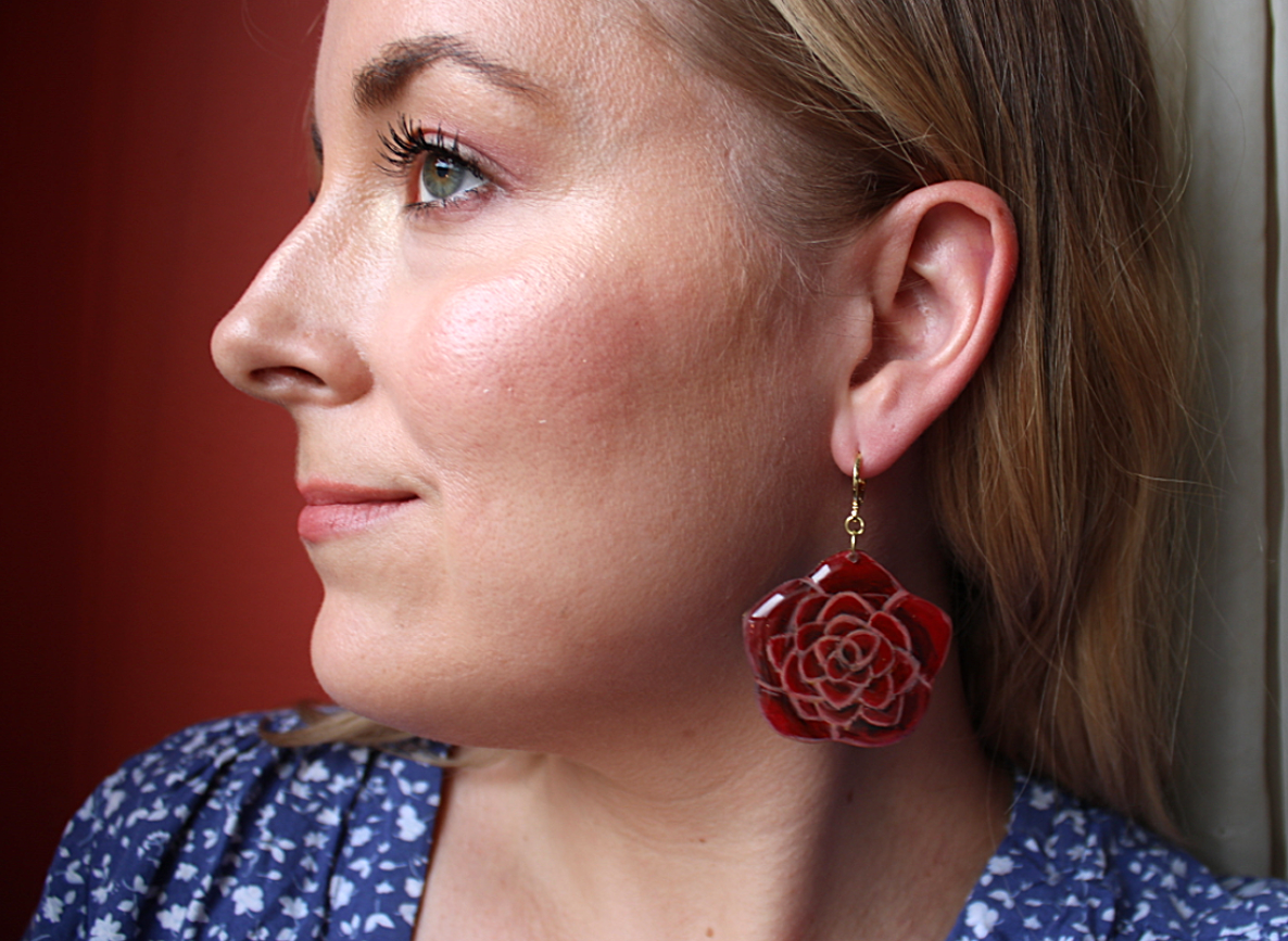Rosy Disposition Earrings