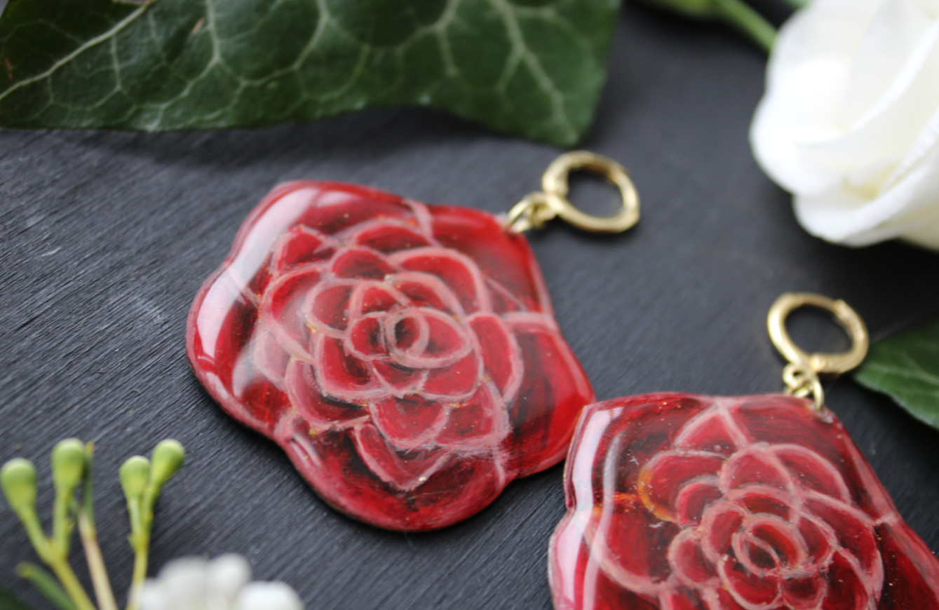 Rosy Disposition Earrings