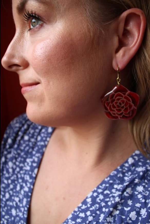Rosy Disposition Earrings