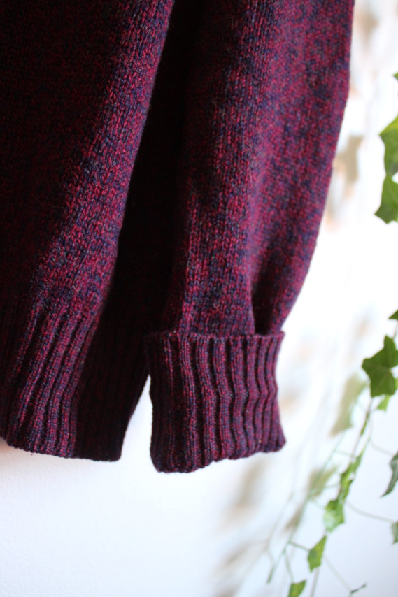 Vintage Raspberry Forrestel Wool Sweater