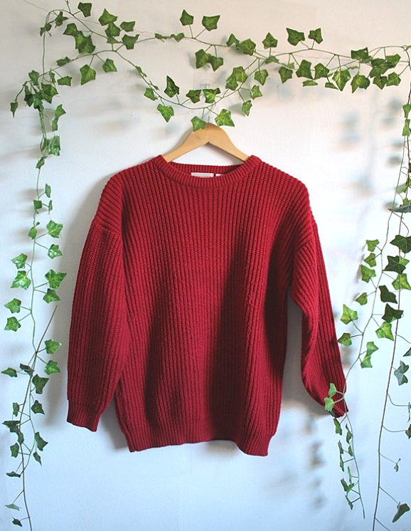 Vintage Cherry Perspective Sweater