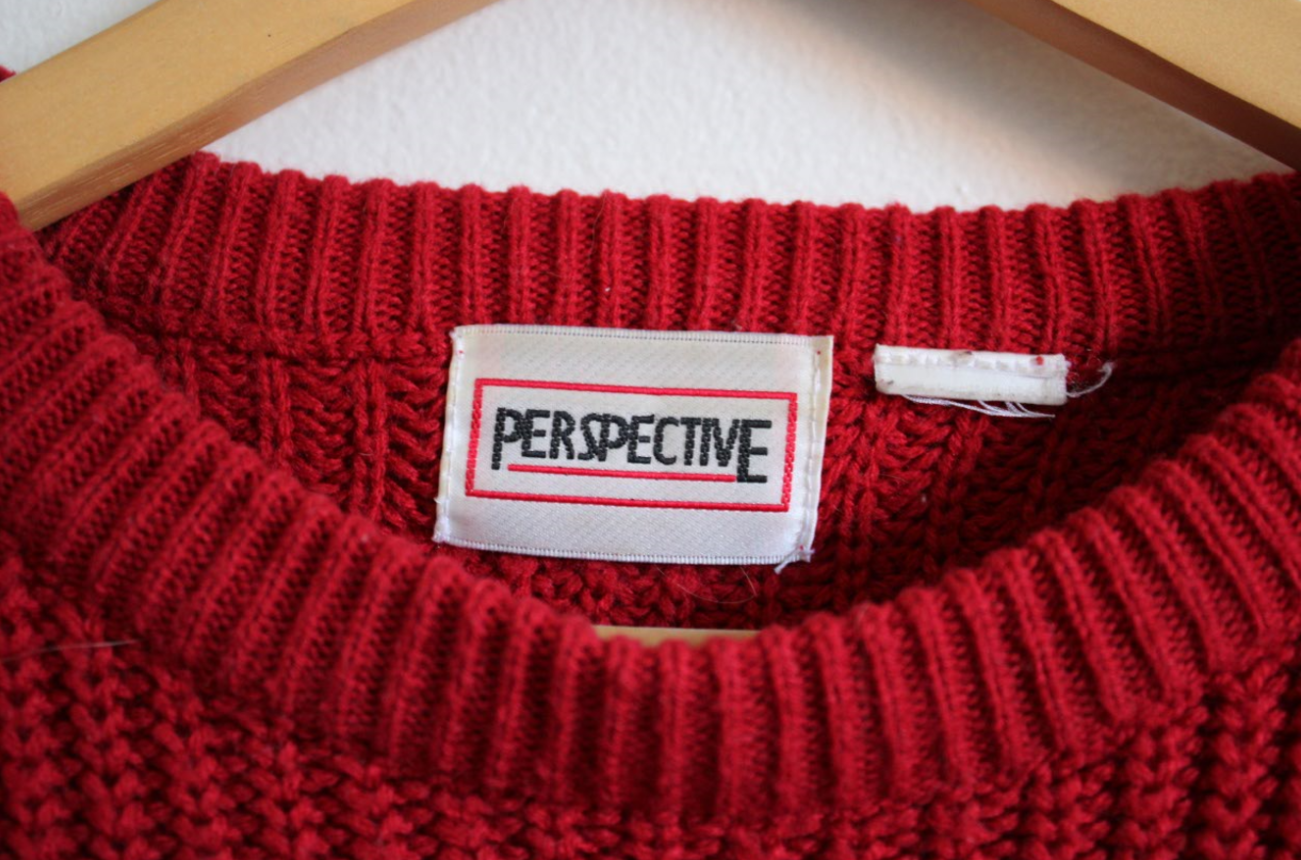 Vintage Cherry Perspective Sweater