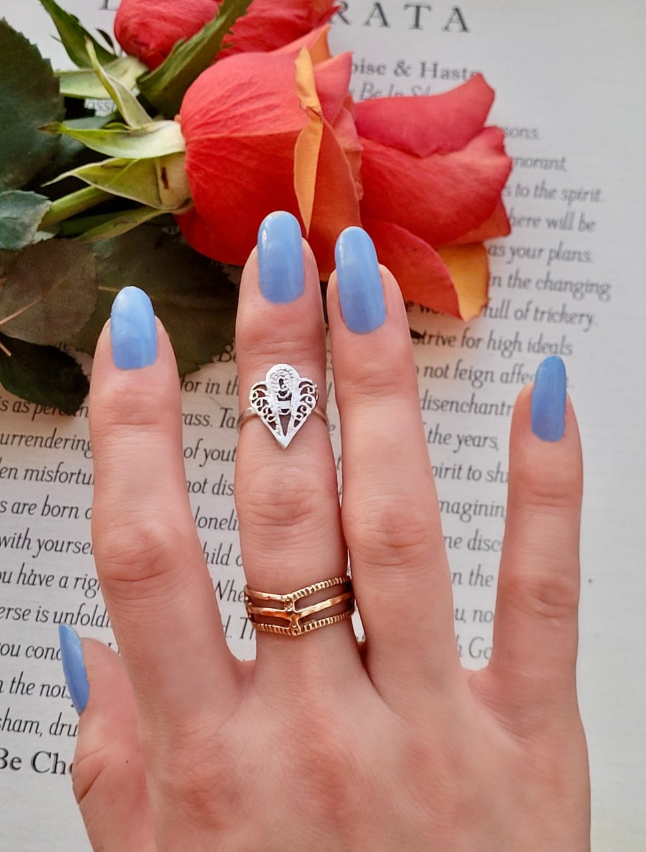 Peacock Baby Ring