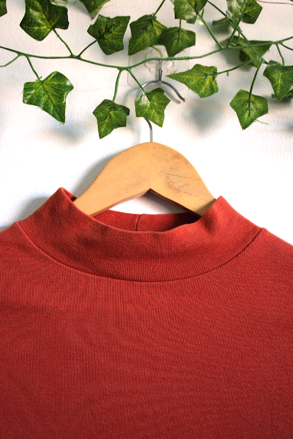 Vintage Burnt Orange Turtleneck