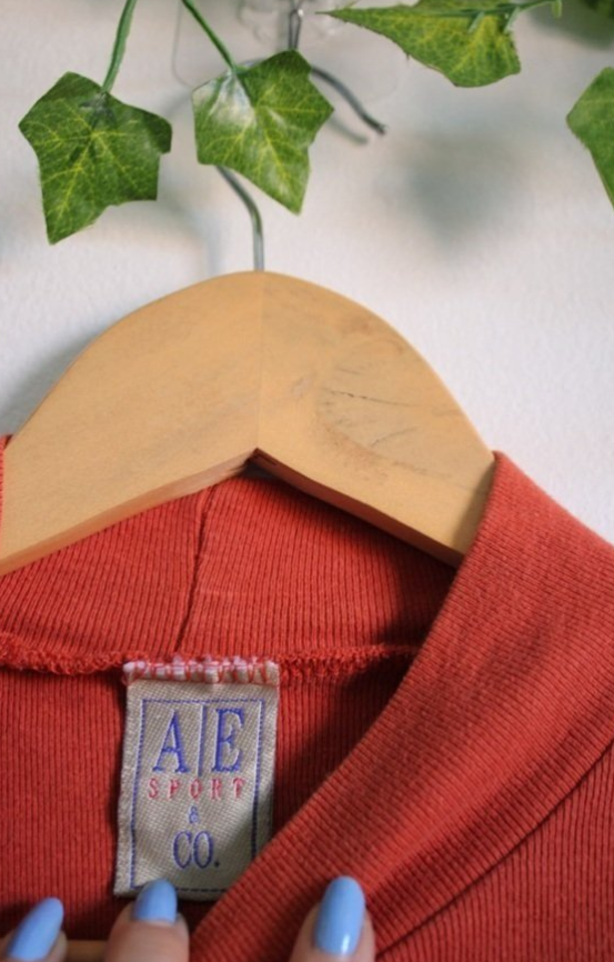 Vintage Burnt Orange Turtleneck