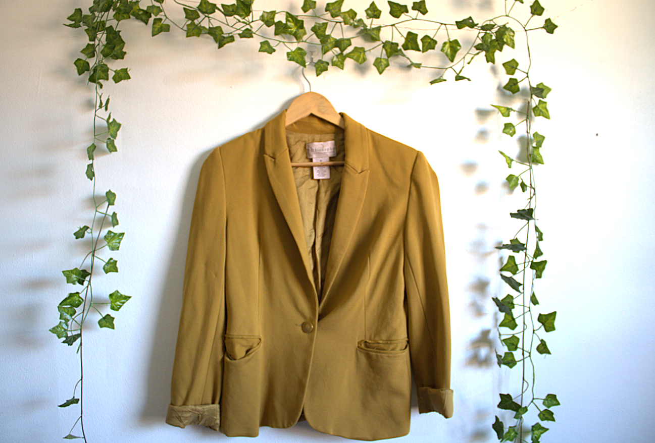Philosophy Mustard Blazer