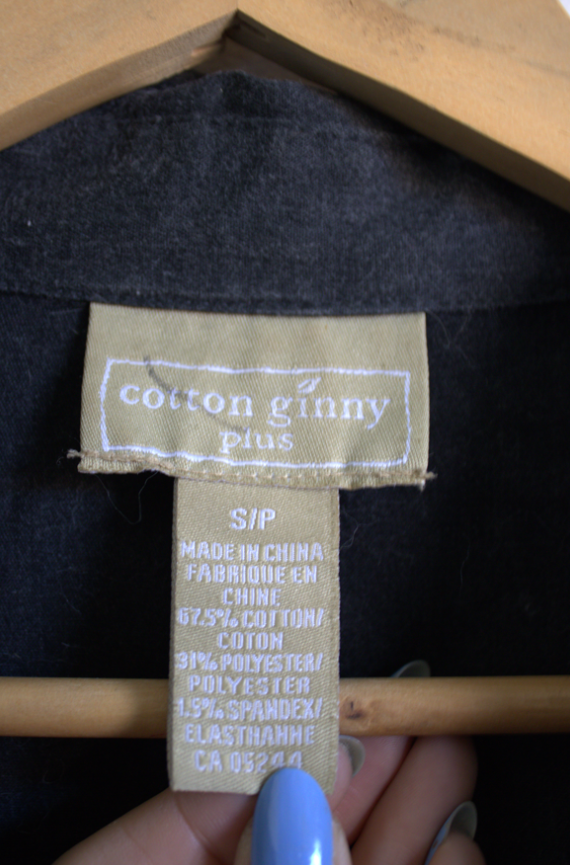 Cotton Ginny Charcoal Coat