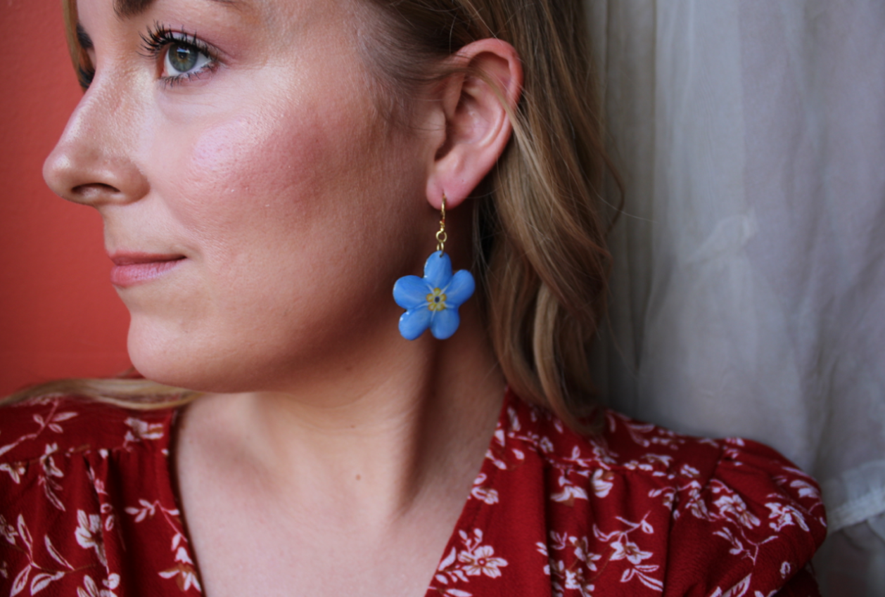 Fallen Forget-Me-Not Earrings