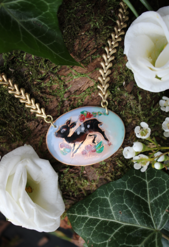 The Wounded Deer Necklace