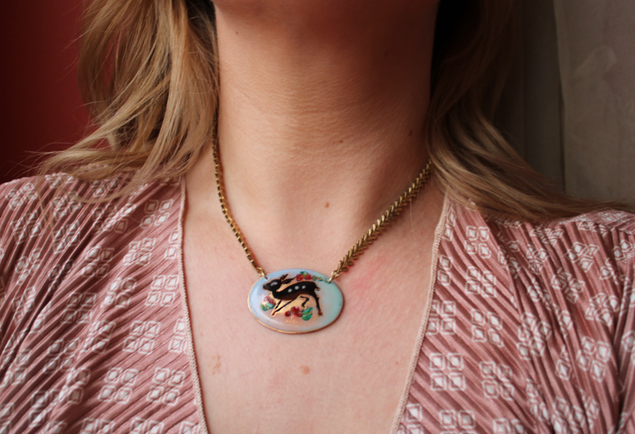 The Wounded Deer Necklace
