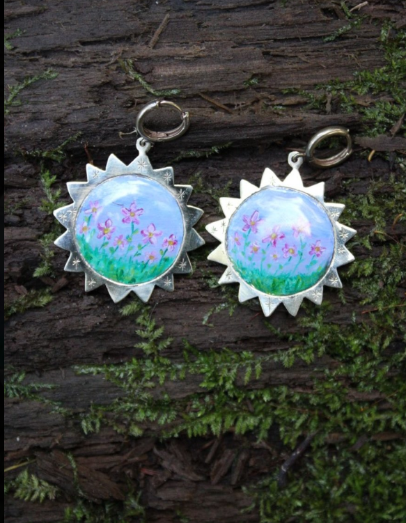 Cosmos At Dusk Earrings