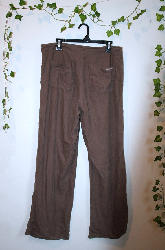 Calvin Klein Taupe Linen Pants