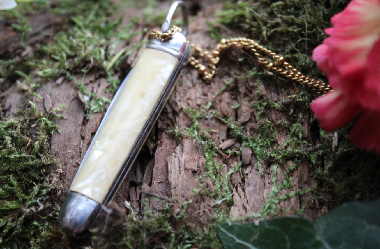 Painted Pocketknife Necklace