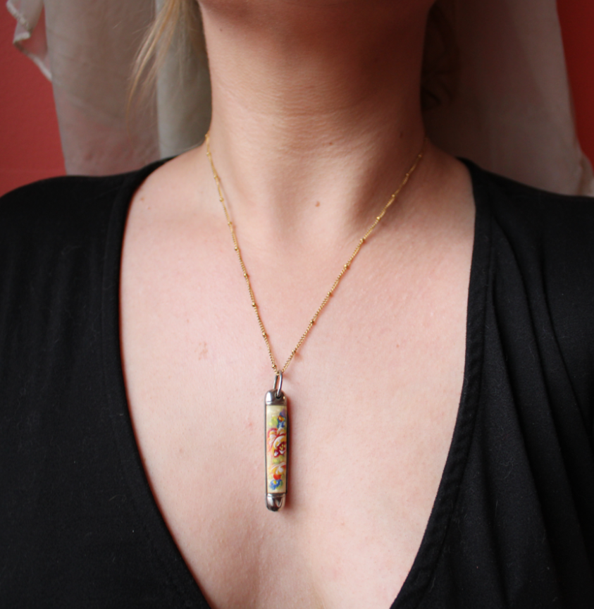 Painted Pocketknife Necklace