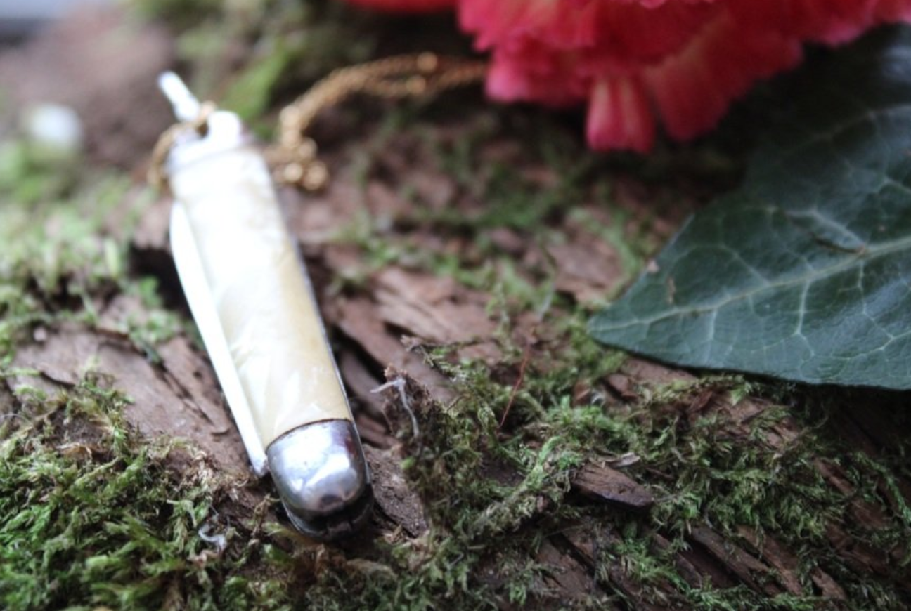 Painted Pocketknife Necklace