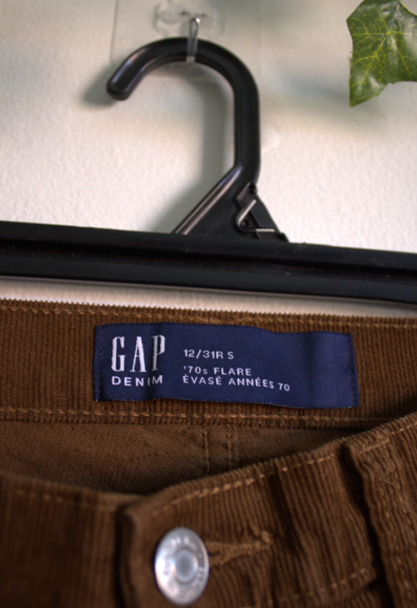 Gap Brown Corduroy Bellbottoms