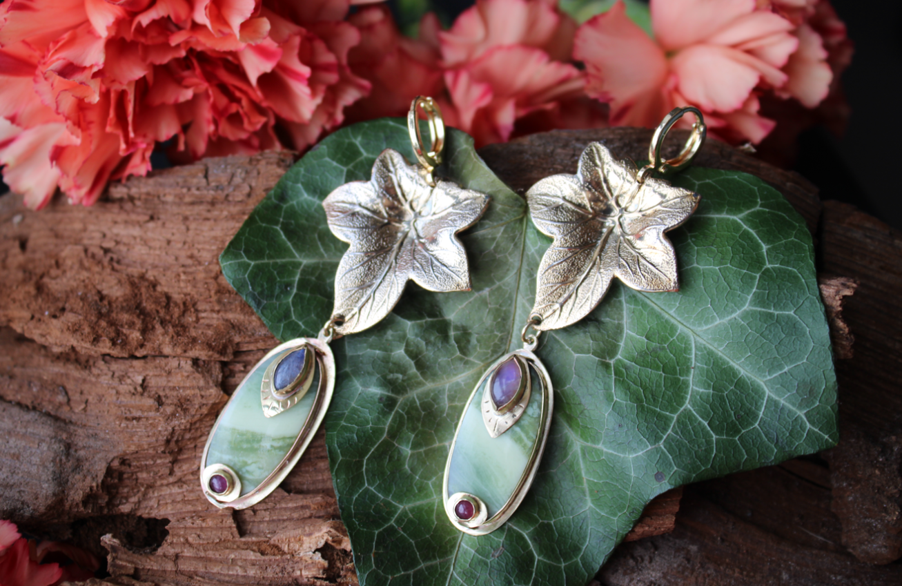 Serpentine Ivy Earrings