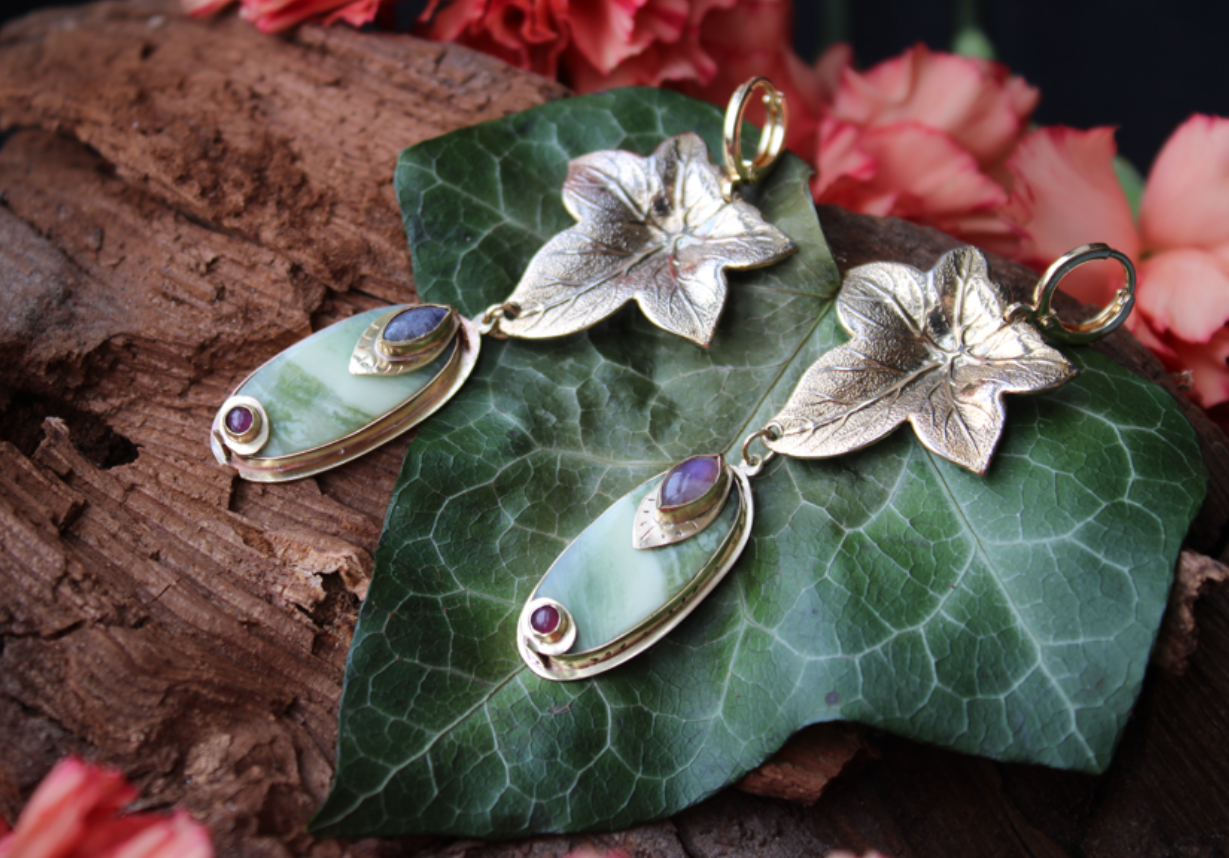 Serpentine Ivy Earrings