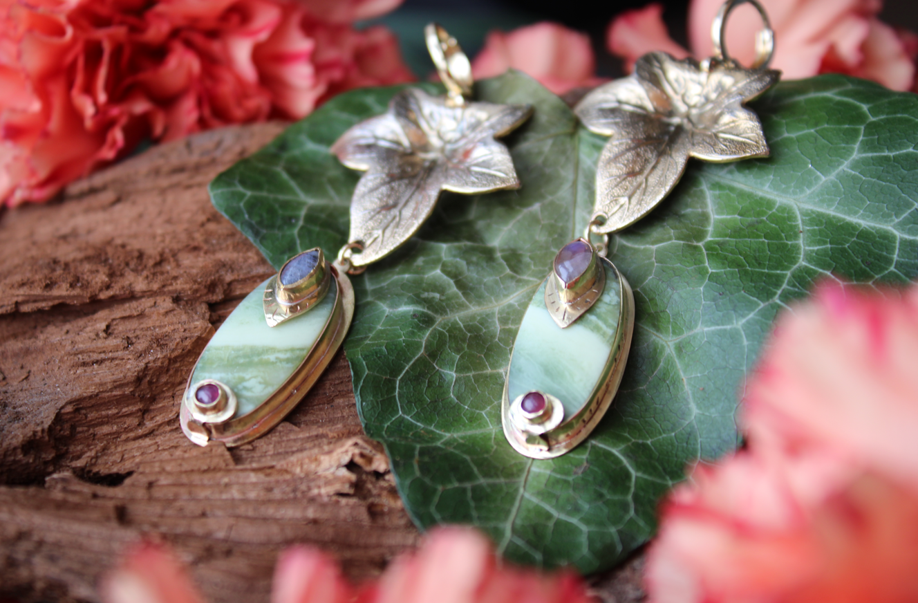 Serpentine Ivy Earrings