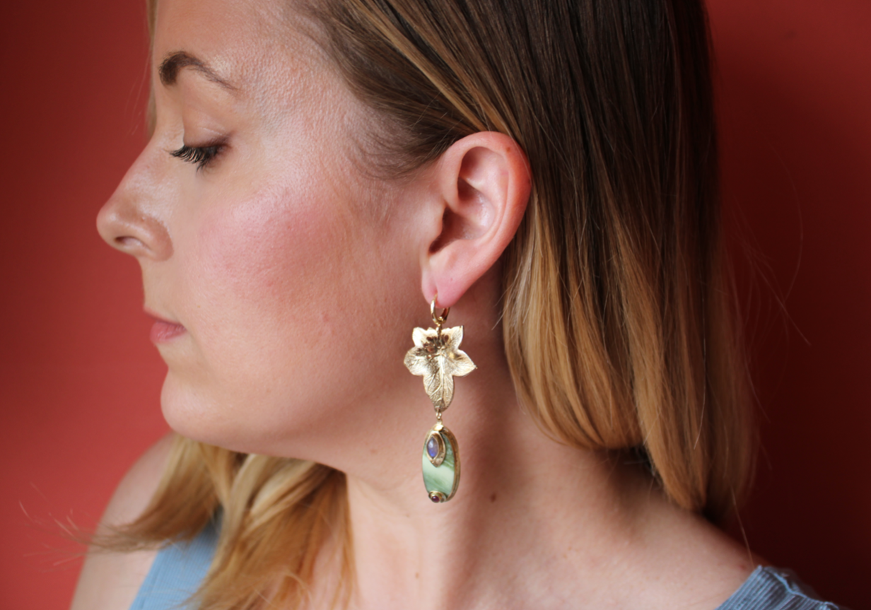 Serpentine Ivy Earrings