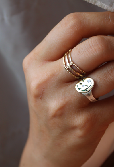Lily of the Valley Ring