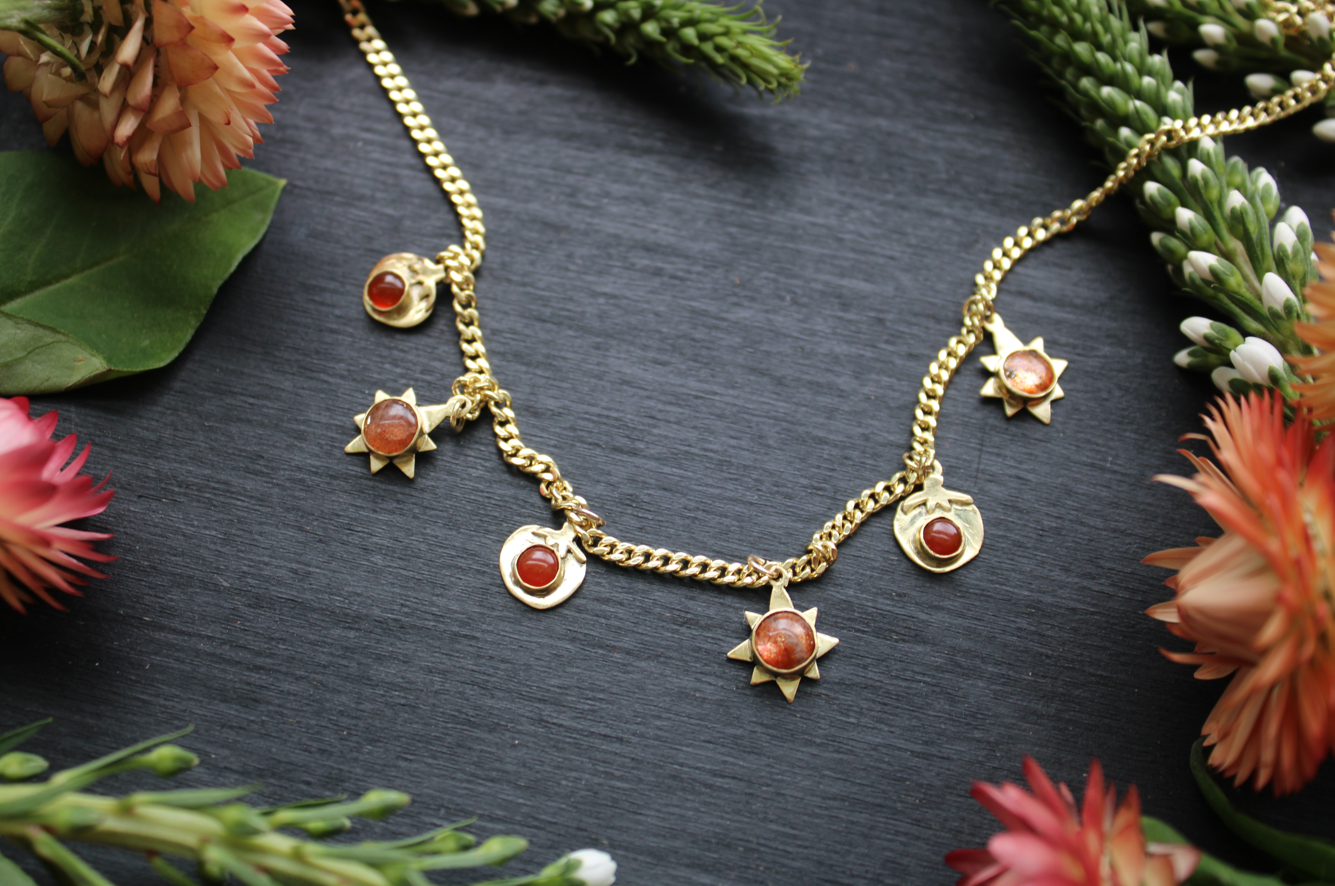 Tomatoes and Sunshine Necklace