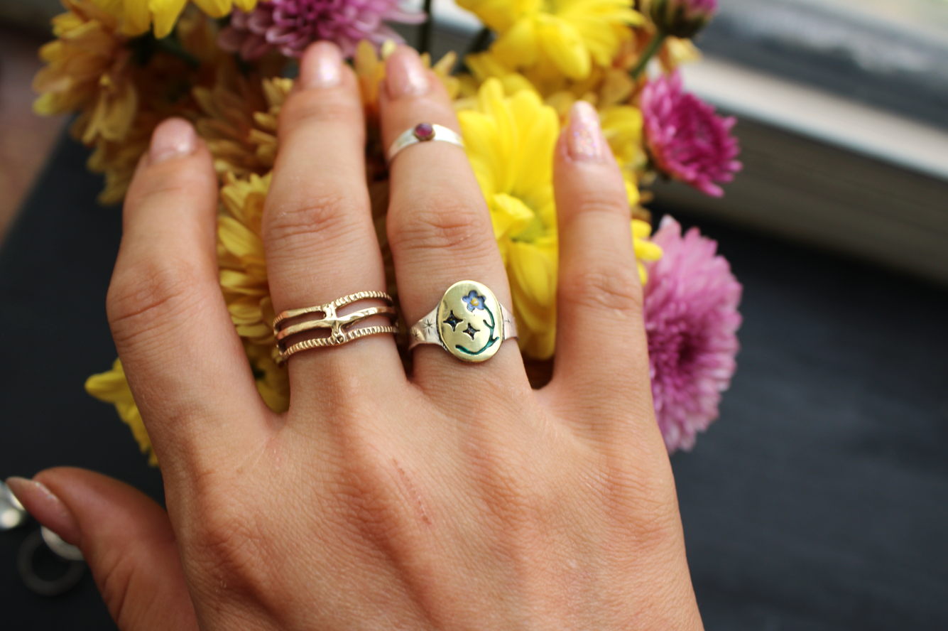 Forget-Me-Not Ring