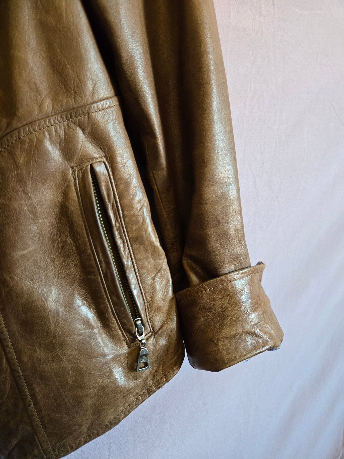 Danier Chocolate Leather Jacket