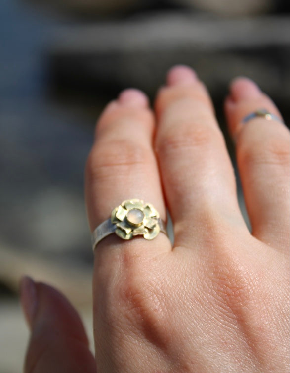 Moon Bloom Ring
