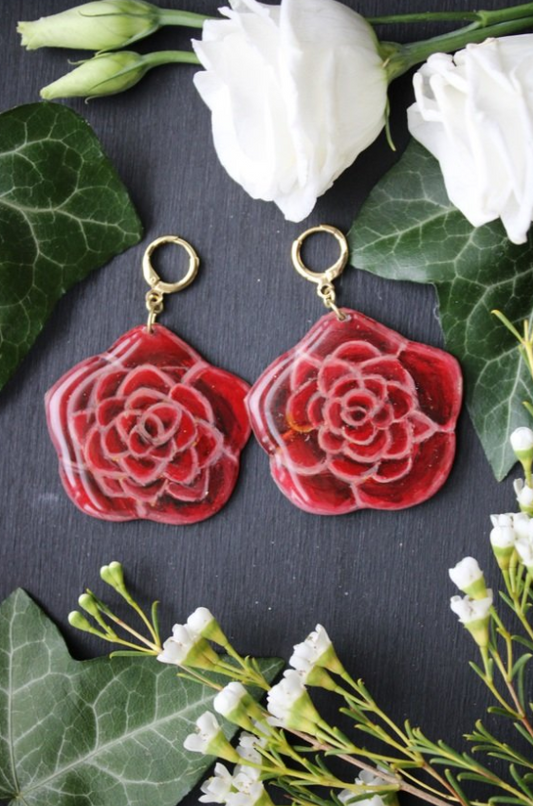 Rosy Disposition Earrings