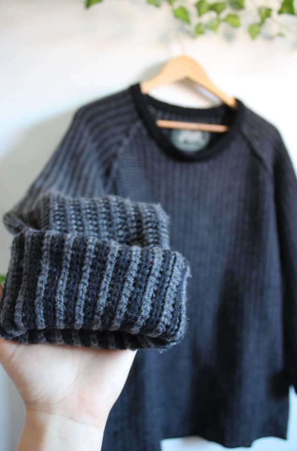 Roots Striped Fisherman Sweater