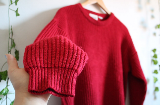 Vintage Cherry Perspective Sweater