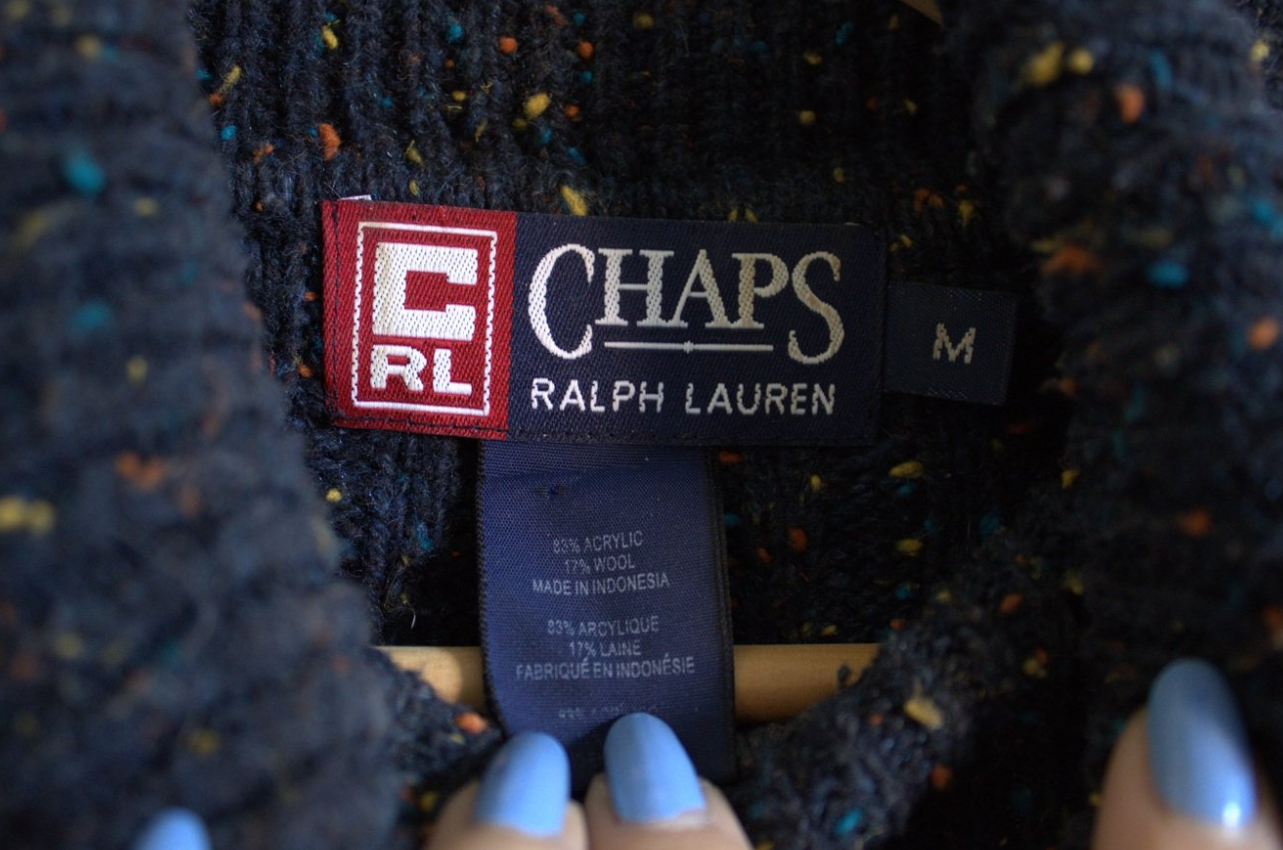Vintage Ralph Lauren Confetti Turtleneck