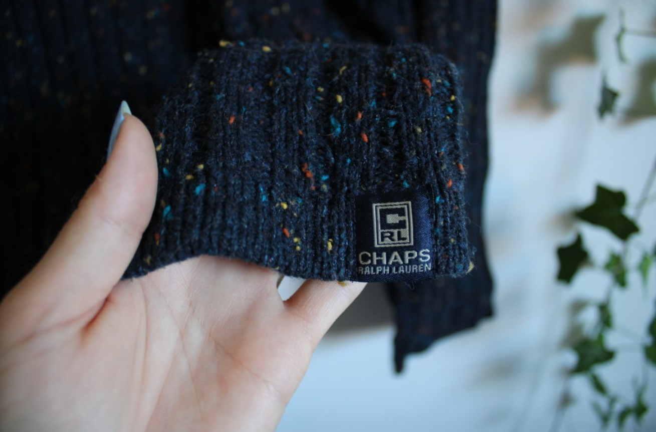 Vintage Ralph Lauren Confetti Turtleneck