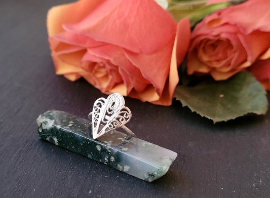 Peacock Baby Ring
