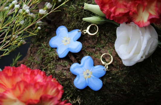 Fallen Forget-Me-Not Earrings