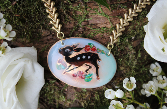 The Wounded Deer Necklace