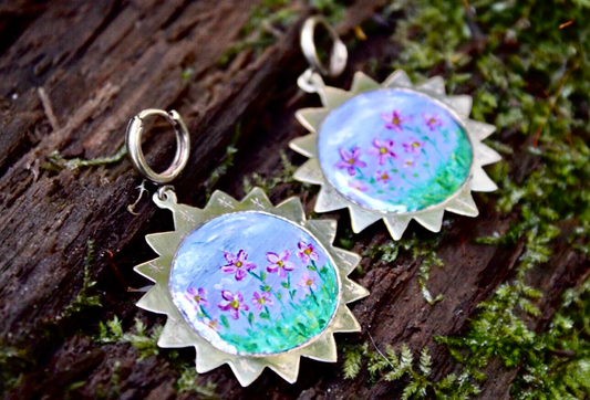 Cosmos At Dusk Earrings